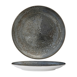Plato de Cena Gural Crater con Impresión Digital, Porcelana Nueva, 27 cm, Suministros para Restaurantes, Vajilla para Catering, Venta al por Mayor - Product Image 1