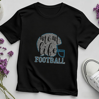 Transferts thermocollants personnalisés en strass pour T-shirts : Motifs de football américain en strass