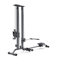 Machine Smith multifonctionnelle avec barre de traction et système de câbles pour entraînement de force à domicile, capacité max. 200 kg, en acier universel