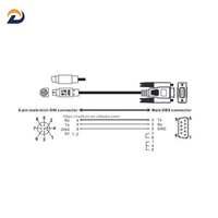 Cable de Comunicación HMI a PLC Delta Serie UC UC-MS030-06A RS485 RS232, Cable de Conexión Blindado, Original, Nuevo en Stock