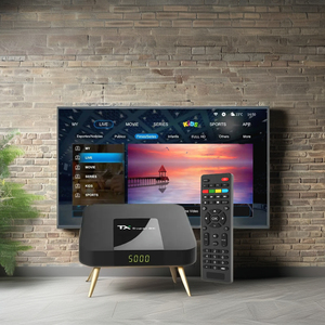 กล่องทีวีคุณภาพสูง5G WiFi Quad Core 802.11n 2.4GHz DDR3 2GB รับประกันเครื่องเล่นสื่อ TX Super TV Box - Product Image 3