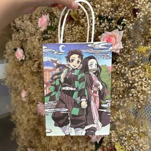 Bolsas de Regalo de Papel con Diseño de Anime de 27 cm, con Personajes como Luffy, Tanjir y Jugadores de Fútbol de Élite, para Almacenamiento y Regalos con Estilo - Product Image 5