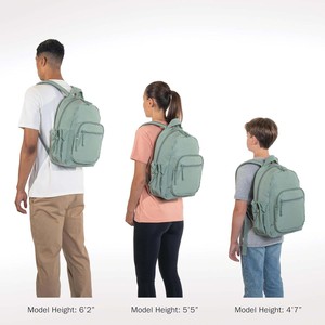 Sac à dos léger et élégant de la marque ADDS, avec un design décontracté et tendance pour le collège et le lycée, dans un style simple. - Product Image 5