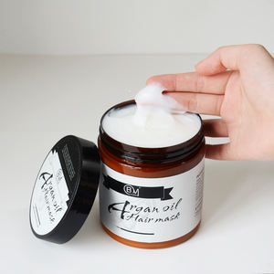 Mascarilla capilar de aceite de argán con ácido hialurónico y <span class=keywords><strong>aminoácidos</strong></span> Mascarilla capilar nutritiva para un cabello saludable - Product Image 6