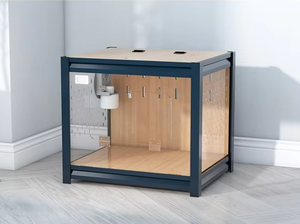 Recinto Espacioso y Transparente <span class=keywords><strong>para</strong></span> Mascotas, Jaula <span class=keywords><strong>para</strong></span> <span class=keywords><strong>Animales</strong></span> Exóticos Pequeños, Refugio Acogedor <span class=keywords><strong>para</strong></span> Mascotas - Product Image 6