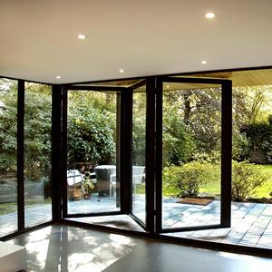 <span class=keywords><strong>Puerta</strong></span> de Vidrio <span class=keywords><strong>Tipo</strong></span> Acordeón de Vidrio Transparente con Material de Aleación de Aluminio - Product Image 5