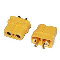 Connecteur AMASS XT60U authentique, mâle et femelle, 30A, petit, léger, plaqué or, faisceau de câbles personnalisé pour batterie de drone FPV RC