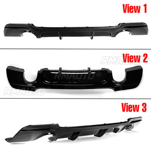 ดิฟฟิวเซอร์กันชนหลัง E92 E93 สปอยเลอร์ลิป ชุดแต่งสำหรับ BMW E92 E93 325i M Sport 2007-2013 ฝาครอบกันชนหลัง - Product Image 2