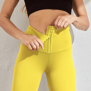 Pantalones de Fitness de cintura alta personalizados para mujer, mallas elásticas ajustadas para Realce de glúteos, pantalones ajustados para Yoga - Product Image 4
