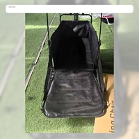 Chariot de courses pliable pour animaux de compagnie, quatre roues, tube en acier thermolaqué, 2 couches, polyester 600D, capacité 240 kg, personnalisable OEM