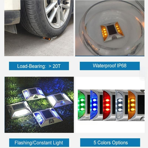 Fabrieksdirecte verkoop gegoten aluminium reflecterende drukbestendige waterdichte hoge-intensiteit zonne-aangedreven hoefijzerlamp - Product Image 2