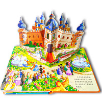 Libros emergentes 3D de lujo personalizados para niños Impresión emergentes de libros impresos coloridos
