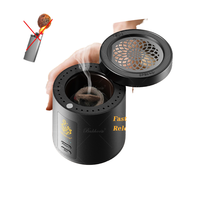 Brûleur d'encens électrique 2-en-1 pour Bakhoor et Oud au Moyen-Orient, moderne et traditionnel, avec option charbon pour une utilisation aromatique