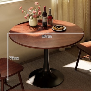 Dining <strong>Table</strong> <strong>Tulip</strong> Recycled Pine Wood Marble Modern Nordic Metal Coffee Side Room Furniture Set Dining Restaurant Dinning <strong>Tables</strong> - Product Image 3