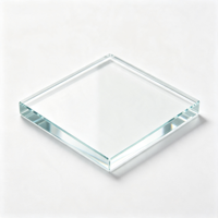 Verre ultra-clair à faible teneur en fer de 1 à 19 mm sur mesure, fabriqué en Chine, pour murs-rideaux de villas, cabines de douche et panneaux de vitrine