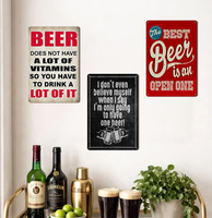 Targhe in Metallo Vintage per Birra, Regole del Bar, Citazioni Divertenti, Stampa UV, Decorazione Murale per Bar, Pub, Man Cave