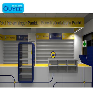 Étagères de tests et de <span class=keywords><strong>pharmacie</strong></span> en bois, meubles professionnels, 1 pièce, armoire de stockage médical, idées de Design d'intérieur, nourriture - Product Image 3