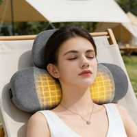 Coussin de massage électrique chauffant intelligent pour le cou et le dos, avec mémoire de forme, soutien de la colonne vertébrale et fonction Shiatsu