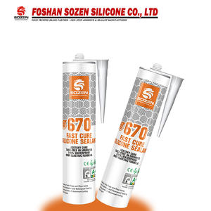 Scellant en silicone à séchage extrêmement rapide <span class=keywords><strong>Sozen</strong></span>-670 haute performance, 100 % imperméable, fabriqué par un fabricant professionnel - Product Image 1