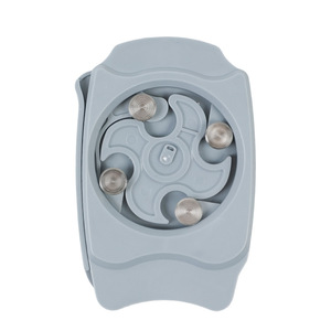 Abrelatas giratorio portátil de plástico ABS gris y acero inoxidable para Coca Cola y otras latas - Product Image 4