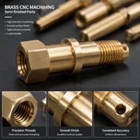 Services d'usinage CNC sur mesure de précision pour pièces en laiton, usinage de métaux avec finition polie pour l'usage en matériel électronique