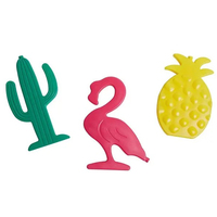 Bloc de glace en forme de flamant rose, pastèque, cactus, ananas, logo personnalisé PE, blocs de glace de haute qualité, blocs de congélation pour fête, refroidisseur