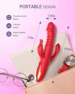 Vendita calda 3 in 1 coniglio vibratore con la spinta Dildo <span class=keywords><strong>G</strong></span> <span class=keywords><strong>Spot</strong></span> clitorideo anale stimolatore femminile masturbazione giocattolo per le donne - Product Image 6