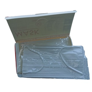 Niveau 2 Wegwerp Medische Procedure Gezichtsmasker Oor Lus Blauw Filters 3 Ply Bescherming 99% Groothandel Chirurgische Maskers