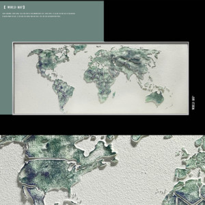 2025 Bán Buôn Tùy Chỉnh Tường Trừu Tượng Nghệ Thuật Wabi Sabi Khách Sạn Tường Nghệ Thuật 100% Handmade 3D Kết Cấu Thạch Cao Sơn - Product Image 5