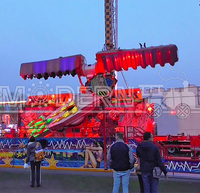 Manège Super Dance Ride monté sur remorque, 16 places, équipement d'amusement portable pour carnaval itinérant
