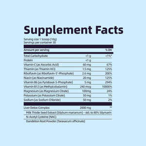 Pó Detox de Espectro Completo de Marca Privada, Limpeza Natural do Fígado com Ervas, Limpeza de Toxinas para Saúde Digestiva e Suporte Imunológico - Product Image 3