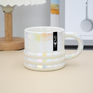 Tùy Chỉnh Mạ Điện Gốm Cốc Vàng Và <span class=keywords><strong>Sliver</strong></span> Xử Lý Đơn Giản Bầu Hình Dưới - Product Image 3