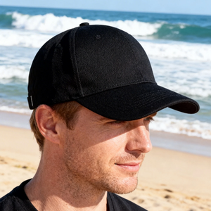 Casquette de baseball sportive unie à 6 panneaux en coton brodé avec logo personnalisé et fermeture Velcro, 100 pièces, pour activités de plein air, Vietnam - Product Image 5