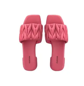 Wholesale sandales femme supplier high quality female flat slippers luxury design shoes for women