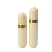 Emballage de protection solaire en PET de 30ml 60ml 80ml Flacon pulvérisateur fin hydratant avec sérigraphie cosmétique à bord or et argent