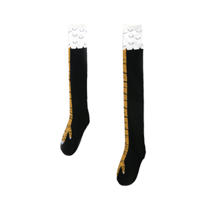 Funny <strong>Chicken</strong> <strong>Feet</strong> Logo Print Ankle-Length Long Over-the-Knee <strong>Socks</strong> for Home Fitness Winter Season Skinny Ins Trendy - Product Image 6