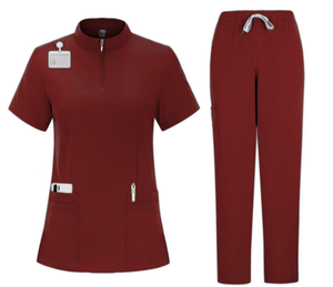 Manches longues Conception exquise Respirant Écologique Doux esthéticienne split ensemble main lavage vêtements Pour - Product Image 2