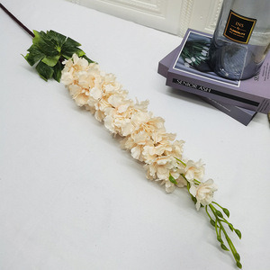 Grandes fleurs artificielles en soie violette, fleurs artificielles géantes pour décoration de mariage à la maison - Product Image 3