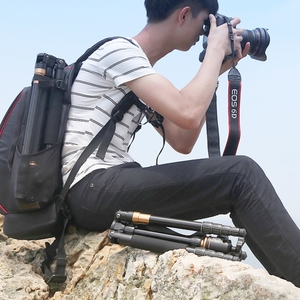 Thuận tiện và thiết thực Q666 du lịch xách tay SLR máy ảnh nhôm magiê hợp kim <span class=keywords><strong>Tripod</strong></span> - Product Image 4