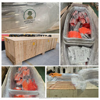 Spatium 2025 Nouveau Design 2 Personnes Pc Crystal Transparent Canoe/kayak Clear Rowing Boats à vendre