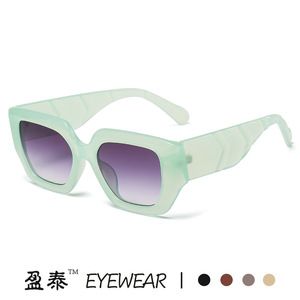 Yingtai Eyewear Small <b>Square</b> <b>Frame</b> Sunglasses UV400 PC Unisex Fashion Sunshades - Product Image 4