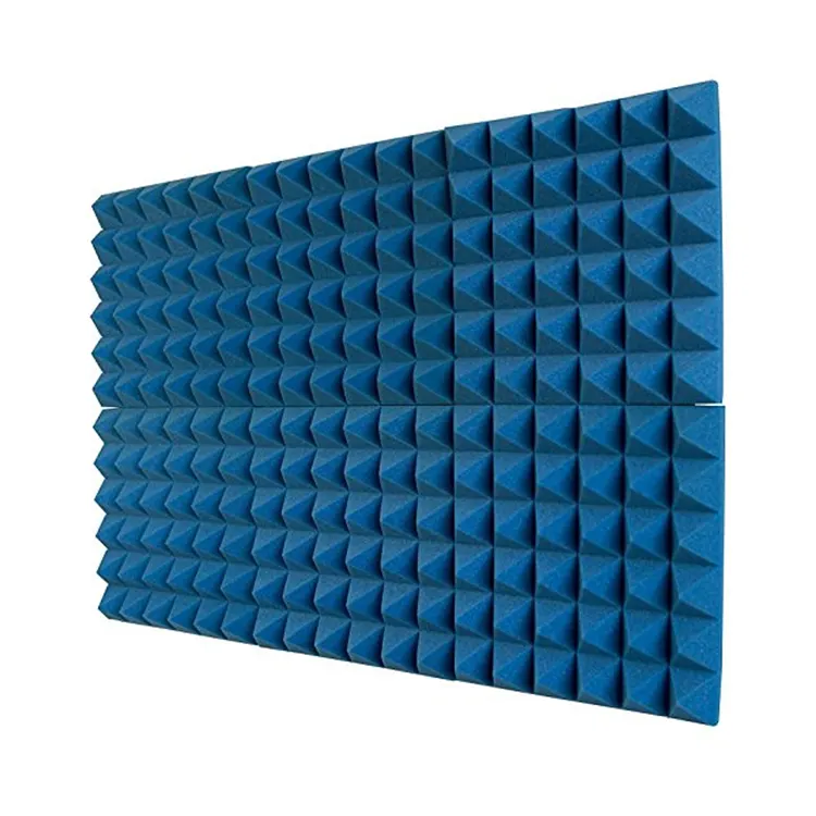 Acoustic Panel Sponge High Quality Pyramid Shape Easy Machinability Audio Sound Proofing Foam Panel Yuanyuan Sponge Acoustic Tile