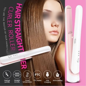 Plancha de Pelo Iónica de Cerámica Pequeña, Nueva, Portátil, Inalámbrica - Product Image 5