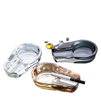Cendrier en verre cristal mini cigare Offre Spéciale trois couleurs