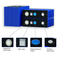 Baterai Lithium Ion LiFePO4 Basen EU Stock 3.2V 100Ah, Paket Baterai Lithium Iron Phosphate 200ah 280ah untuk Rumah Tenaga Surya