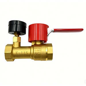 Vanne d'inspection en laiton DN25 K115 pour sprinkler d'incendie avec manomètre, vanne de test d'eau terminale DN25 de 1 pouce pour système d'incendie - Product Image 5