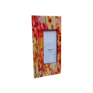 Cadre photo peint en bois pour bureau de table et paquet de cadeaux d'anniversaire - Product Image 1