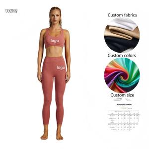 Conjunto de 2 piezas de sujetador deportivo transpirable para mujer, estilo tank top, para yoga y ropa interior elástica, con estampado Tie-Dye, para comercio exterior. - Product Image 1