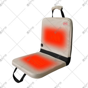Heated Outdoor Camping <b>Cushion</b> With Adjustable Backrest And Temperature Control For Single Seat Use - Product Image 5