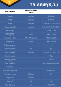 YAMABISI dıştan takma Motor 9.8hp dıştan takma motorlar <span class=keywords><strong>2</strong></span> zamanlı 9.8hp tekne motoru Motor fueroutboard da <span class=keywords><strong>2</strong></span> Tiempos Motores dıştan takma - Product Image 2